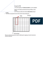 Resource Element Group in LTE