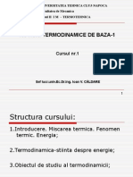 CURSUL NR 1 - Notiuni Termodinamice de Baza