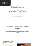 Palestra Caixa Orgonica Wilhelm Reich