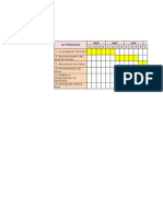 Cronograma para la elaboración de proyectos