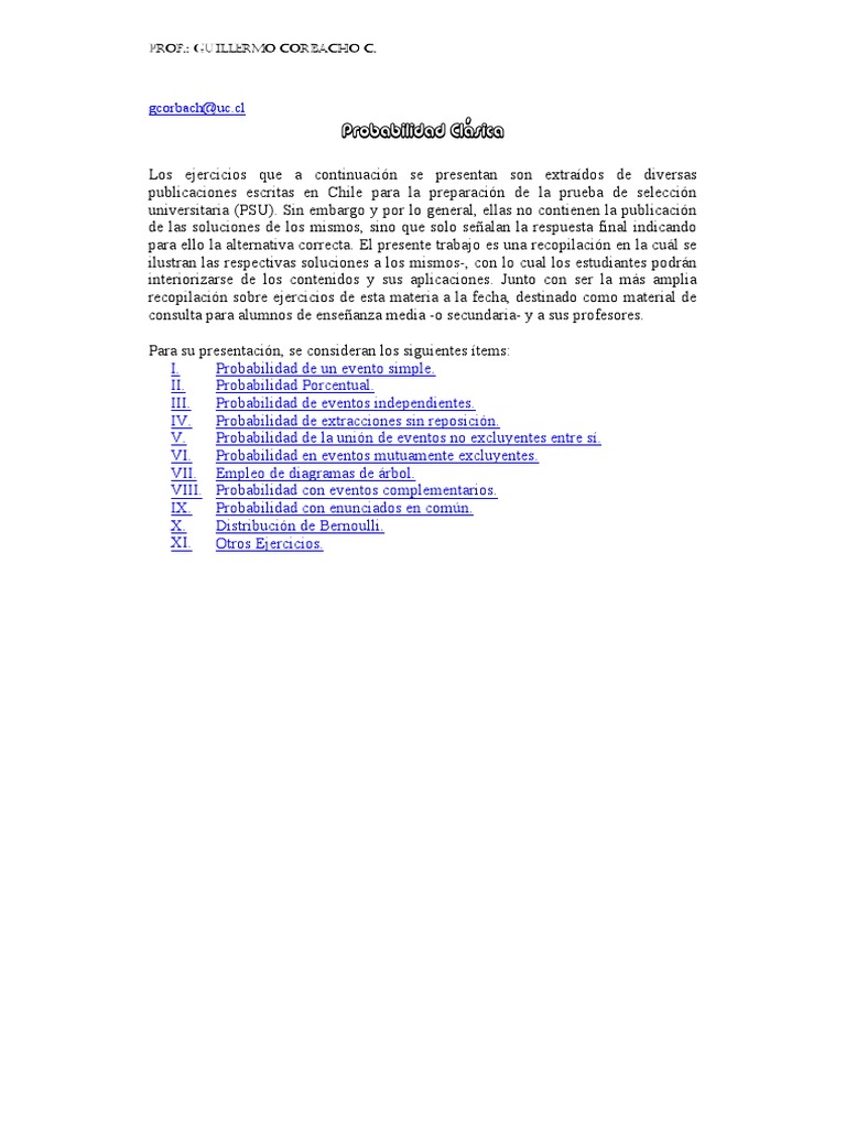 Proba | PDF