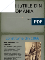 Constitutiile Din Romania