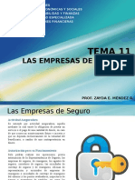 Tema 11. Empresas de Seguro y Reaseguro