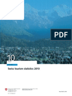 Swiss Tourism Statistics 2013