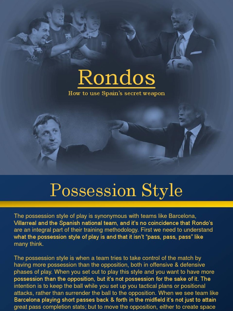 Mastering Rondo for Possession Play | PDF | Forward (Association ...