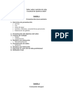 Taller Sobre Sentido de Vida-Química