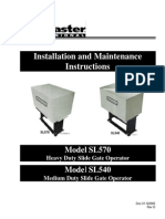 Liftmaster SL570 S3 Owners Manual