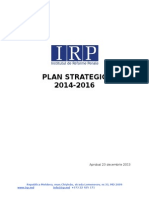 Plan Strategic 2014 2016