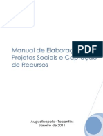 Manual de Elaboracao de Projetos Sociais e Captacao de Recursos Vers 2011