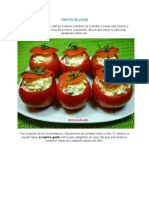 Tomates Rellenos RECETA