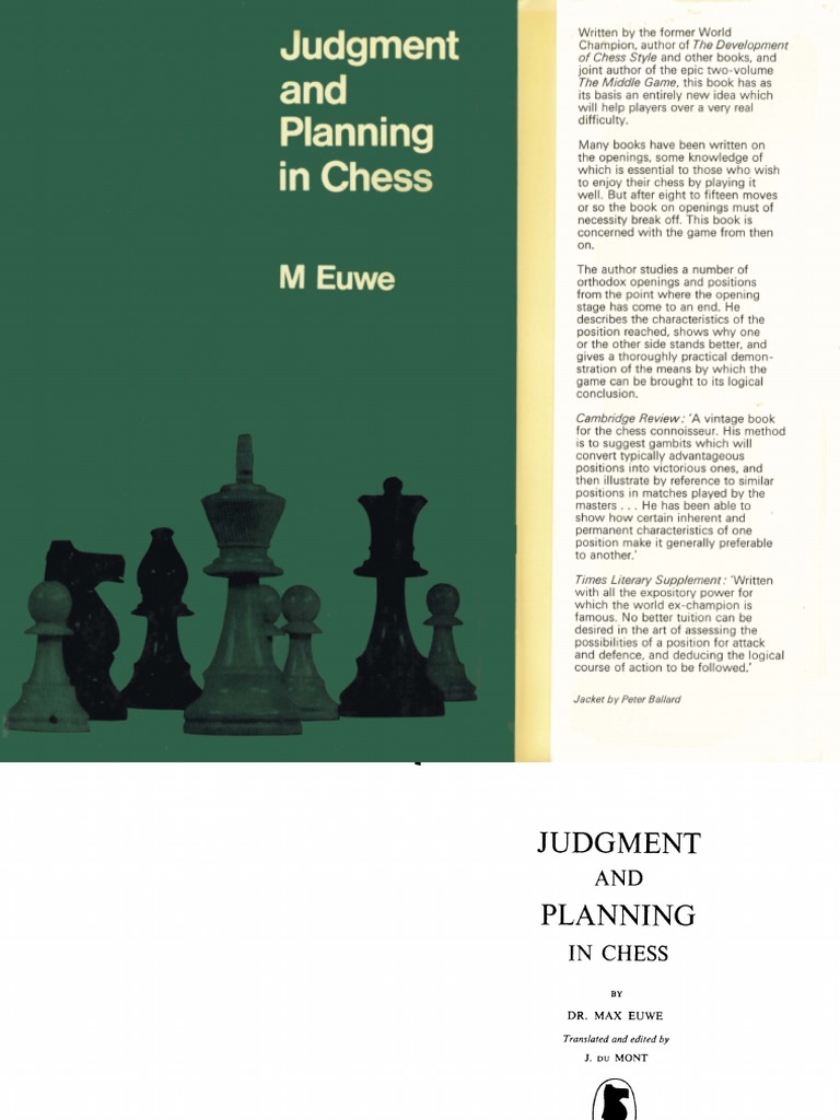 Euwe, Max - Judgement and Planning in Chess | PDF