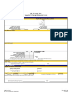 JAE Oregon, Inc. Supplier Change Request Form