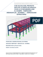 Memoria de Calculo Del Proyecto Pampachiri