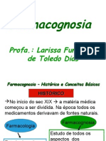 Farmacognosia Histórico e Conceitos 07 Fev 2012