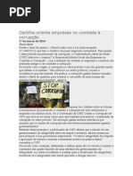 Cartilha Orienta Empresas No Combate à Corrupção