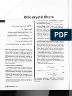 Monolitic Crystal Filters PDF