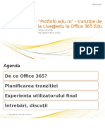 Profinfo.edu.Ro Upgrade to Office365