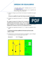 Tarea-tres Fuerzas en Equilibrio