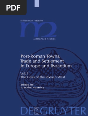 Millennium Studies 1 Joachim Hennings Ed Post Roman Towns