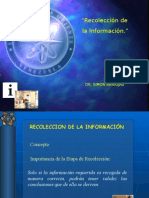 Recolección de La Información 06112012