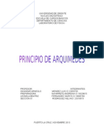 Principios de Arquimedes