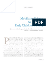 Mobilizing Science To Revitalize Early Childhood Policy
