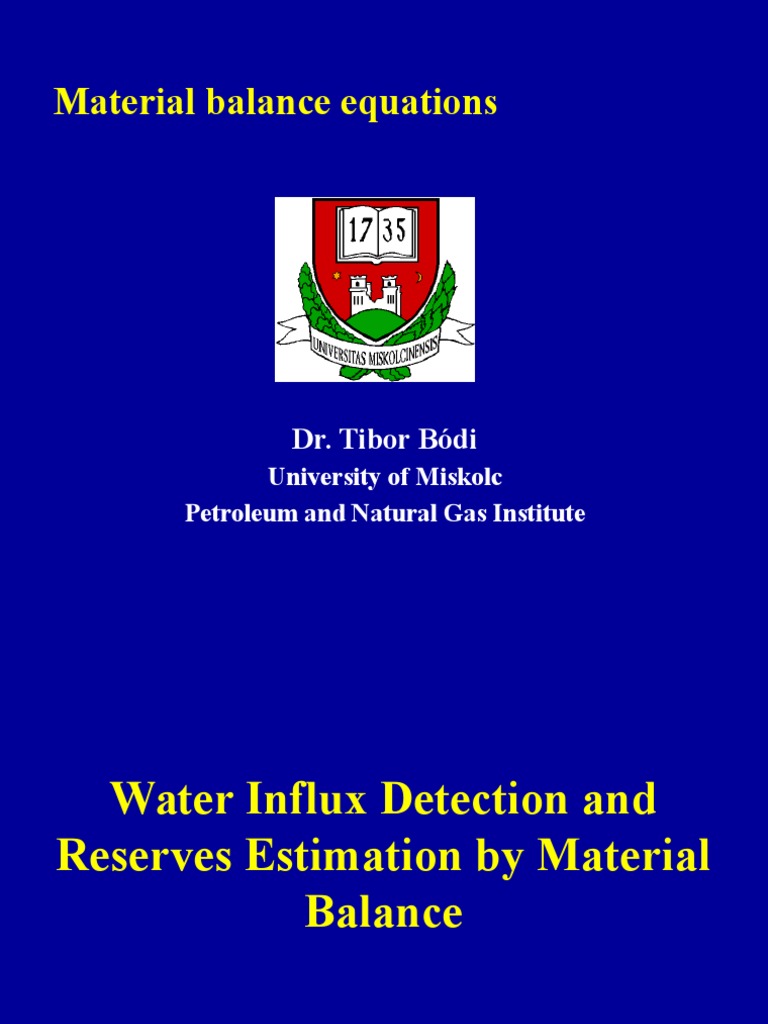 Material Balance for Reservoir Analysis | PDF | Petroleum Reservoir | Gases