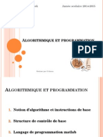 Cours Algorithmique Calcul Scientifique