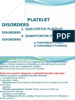 Kuliah Platelets Disorders 