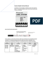 Precision Needles Technical Manual: How To Read Precision Needle Labels?