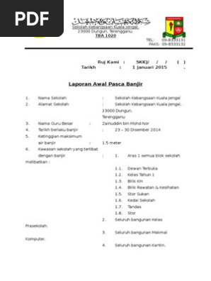 Laporan Banjir