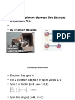 Study Entanglement Between Two Electrons Study Entanglement Between Two Electrons