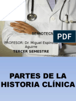 Partes de La Historia Clínica