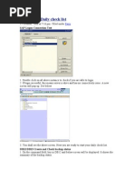 SAP Basis - Daily Check List: SAP Logon Connection Test
