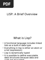 Introduction To Lisp Programming