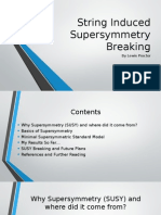 String Induced Supersymmetry Breaking - Pres