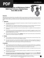 3.014 Valve Butterfly HPBFVInstall OnM Guide