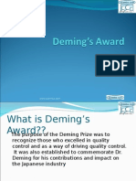 DR Demings Award