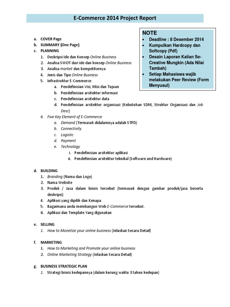 E Commerce Project Report | PDF