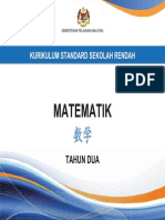 Dokumen Standard Matematik Tahun 2 Versi BC