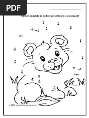 Uneste Punctele In Ordine Crescatoare Si Coloreaza