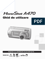 Manual Canon -Powershot -A470