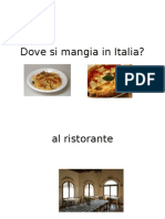 Dove Si Mangia in Italia