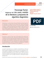 Síndrome de Parsonage-Turner: Reporte de Tres Casos, Revisión de La Literatura y Propuesta de Algoritmo Diagnóstico