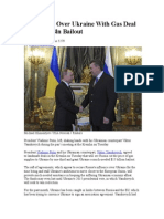 Putin Wins Over Ukraine With Gas Deal And