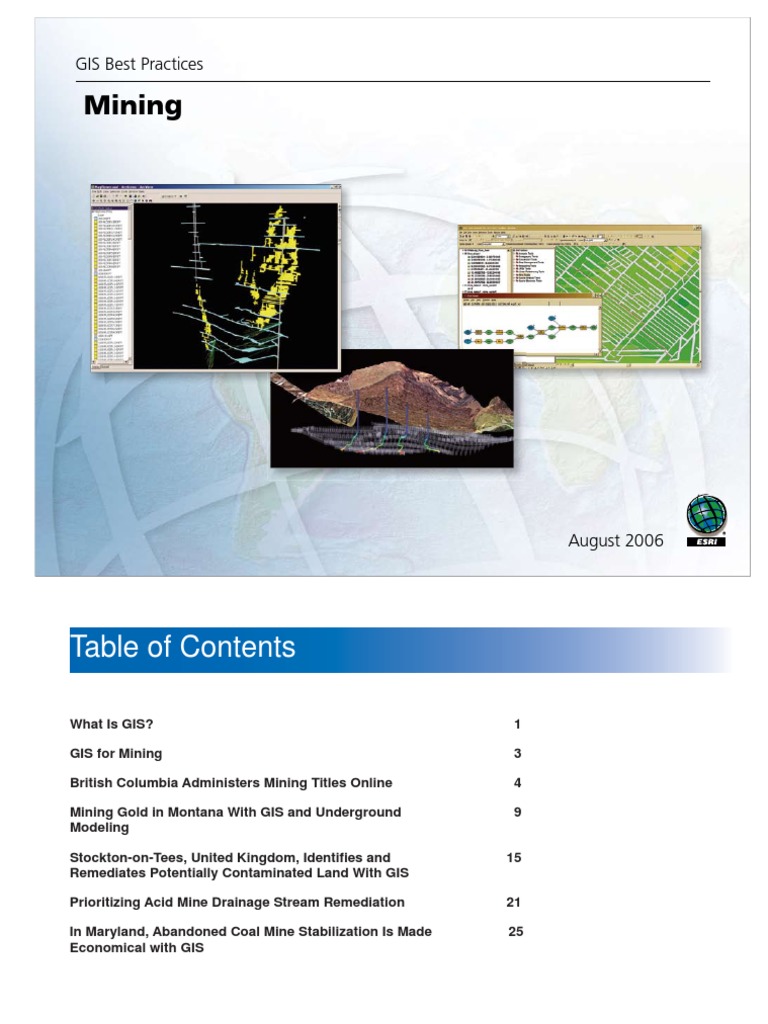 Mining Esri | PDF | Arc Gis | Esri