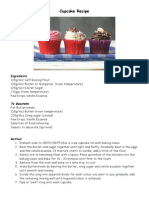 Cupcake Recipe