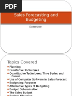 Download Sales Forecasting and Budgeting by classmate SN25366862 doc pdf