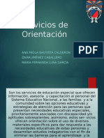 Orientaciones generales para el funcionamiento de los servicios de educación especial