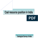 Coal Resource Position in India Gsi